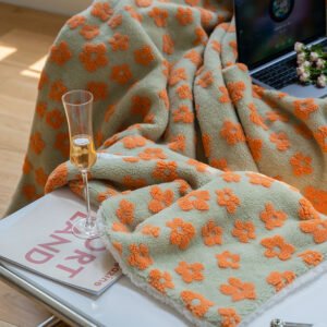 Throw Blanket - Garden Jacquard Fleece — product view 1